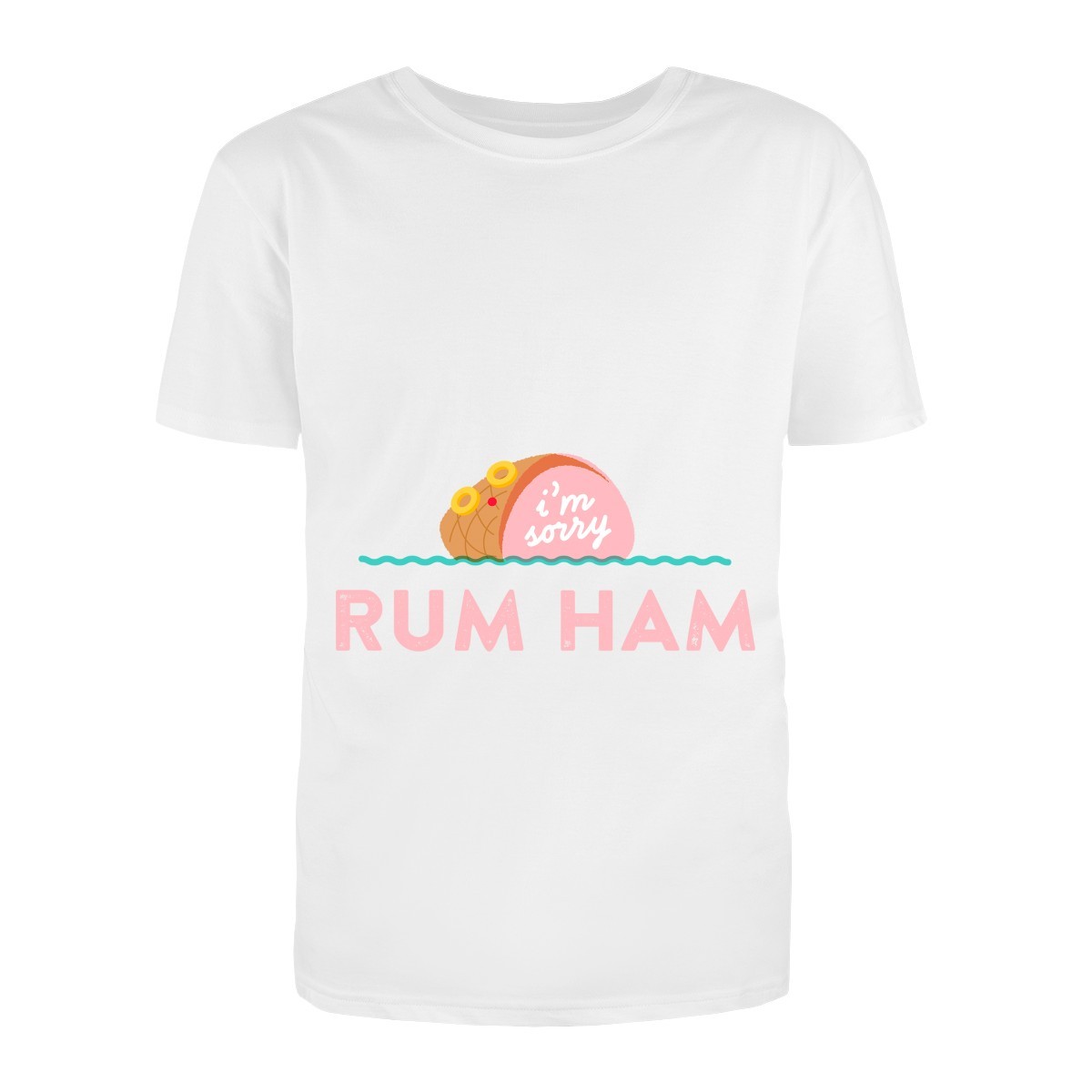 Футболка с принтом "Rum Ham"