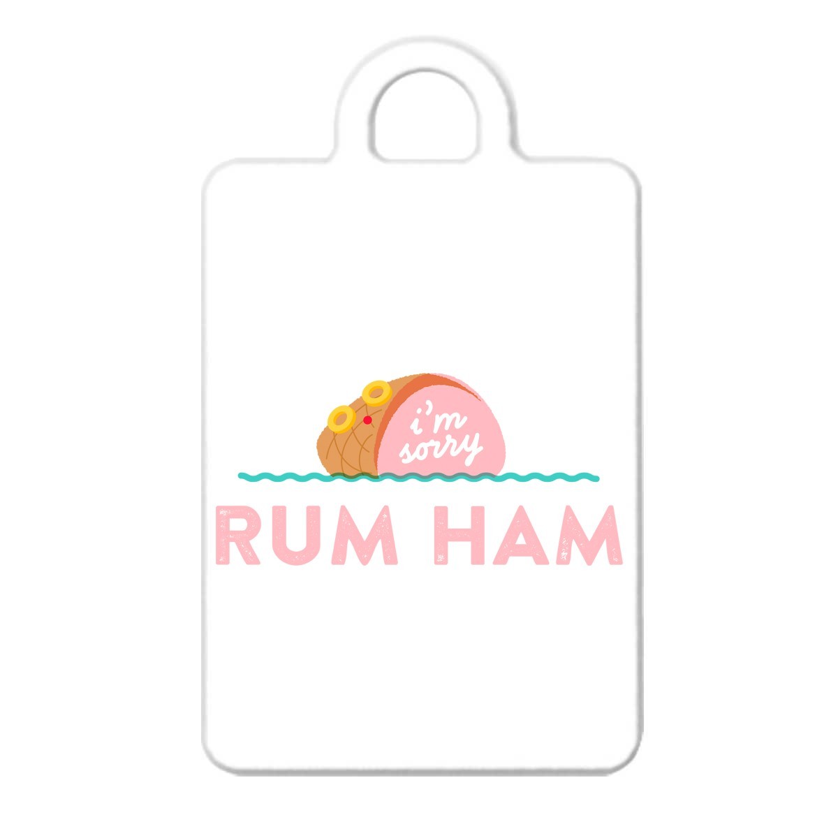 Брелок с принтом - Rum Ham