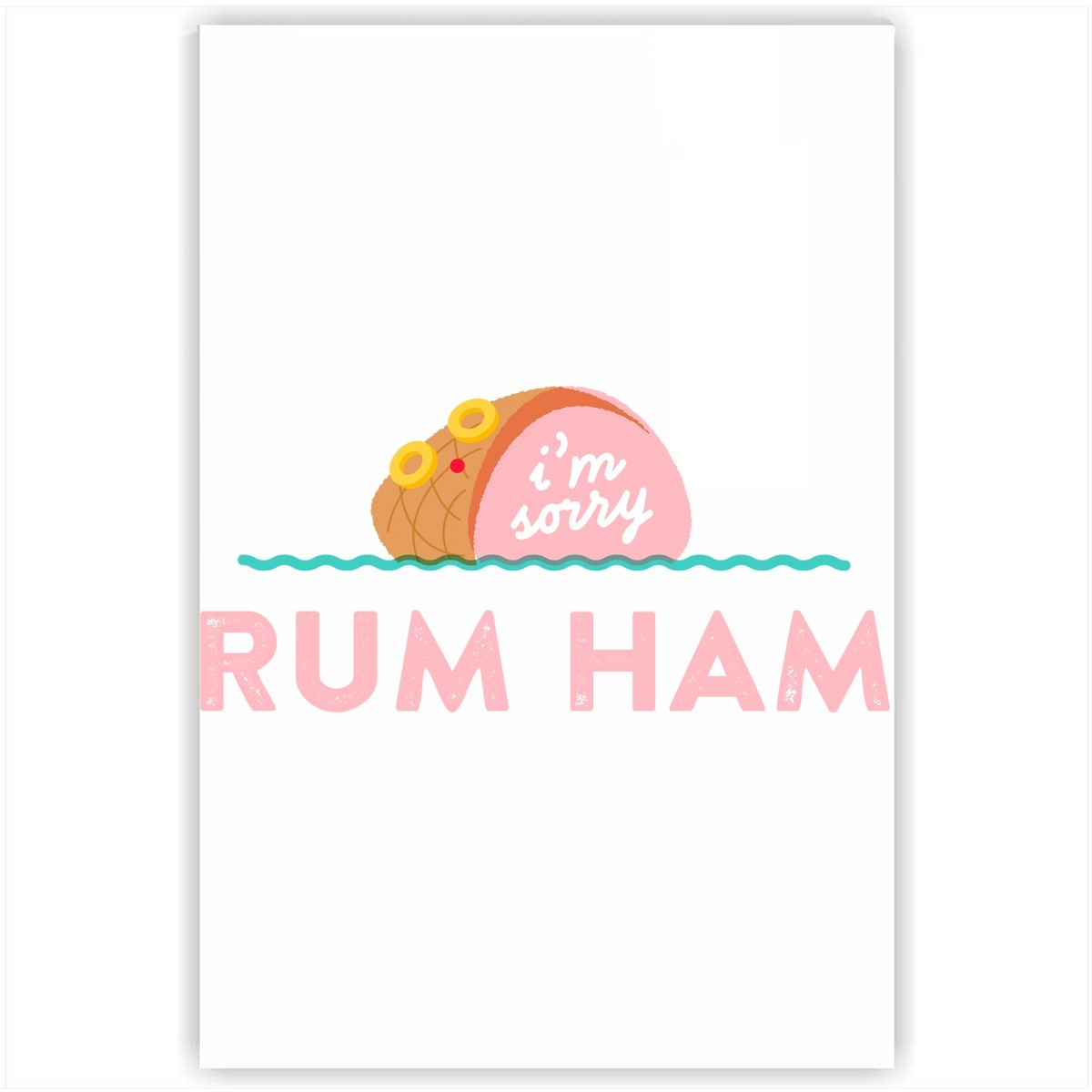 Холст с принтом - Rum Ham