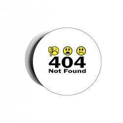 Попсокет с принтом - 404 - черный