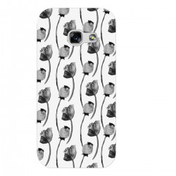 Чехол для Samsung с принтом - Черно-белые маки
