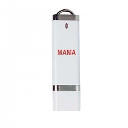 USB-накопитель с принтом - Мама - цветочный фон