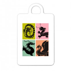 Брелок с принтом - Китайские драконы