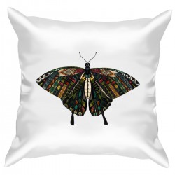 Подушка с принтом - Узорчатая бабочка