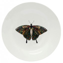 Тарелка с принтом - Узорчатая бабочка