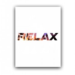 Холст с принтом - Relax 1 (30x40 cм)