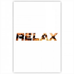 Холст с принтом - Relax 2 (20x30cм)