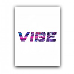 Холст с принтом - Vibe (30x40 cм)