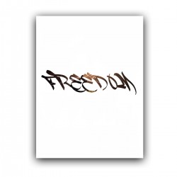 Холст с принтом - Freedom (30x40 cм)