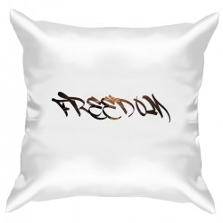 Подушка с принтом - Freedom