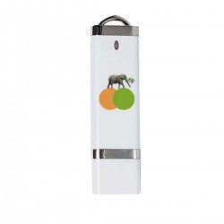 USB-накопитель с принтом - Слон с воздушными шарами