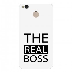 Чехол для Xiaomi с принтом - The real boss - black