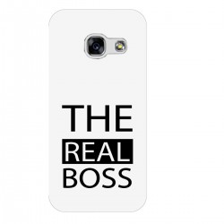 Чехол для Samsung с принтом - The real boss - black