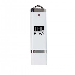 USB-накопитель с принтом - The boss - black