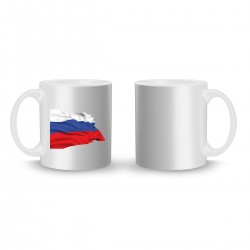 Кружка с принтом "Флаг России"