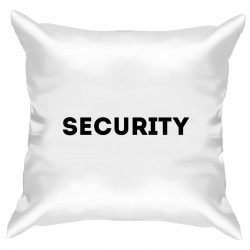 Подушка с принтом - Security 1