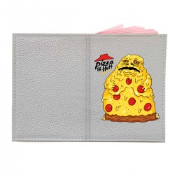 Обложка на паспорт с принтом "Pizza the Hutt"