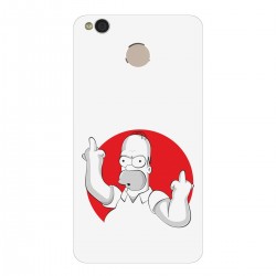 Чехол для Xiaomi с принтом - Гомер Симпсон - черный