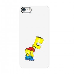 Чехол для Apple iPhone с принтом - Барт Симпсон - цветной