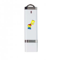 USB-накопитель с принтом - Барт Симпсон - цветной