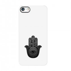 Чехол для Apple iPhone с принтом - Рука Фатимы - темно-серая