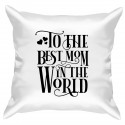 Подушка с принтом "Best mom"
