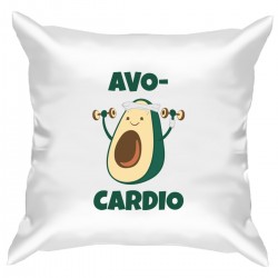 Подушка с принтом - Avo-cardio