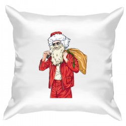 Подушка с принтом - Just Santa