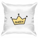 Подушка с принтом "I am Queen-2"