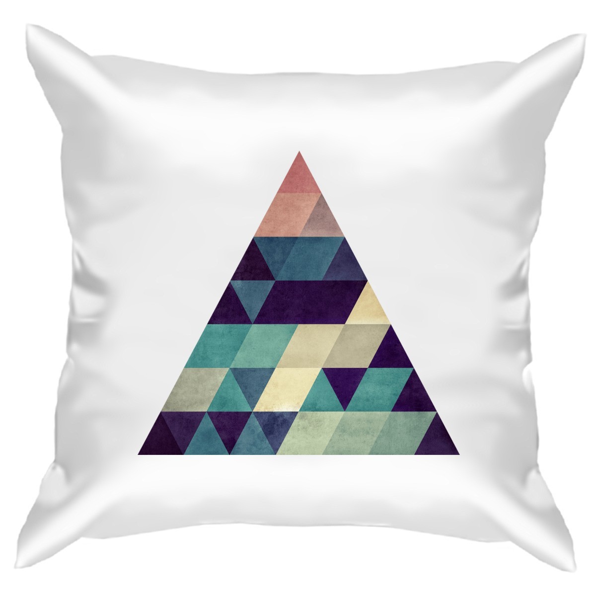 Декоративная подушка для дивана «Морские треугольники»