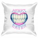 Подушка с принтом "Heart eater"