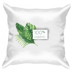 Подушка с принтом - 100% organic