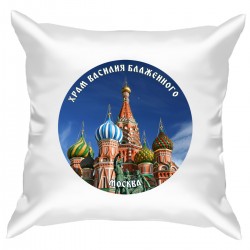 Подушка с принтом - Москва 2