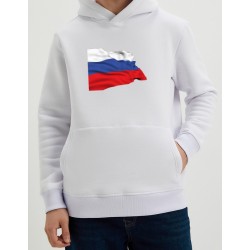 Толстовка с принтом "Флаг России"