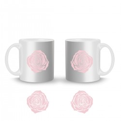 Кружка с принтом - Розовые розы