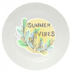 Тарелка с принтом - Summer vibes