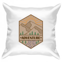 Подушка с принтом - Adventure