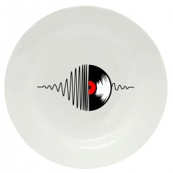 Тарелка с принтом - The record 1