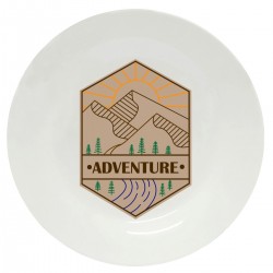 Тарелка с принтом - Adventure