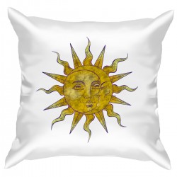 Подушка с принтом - Солнце