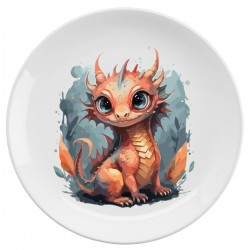 Тарелка керамическая с принтом - Год Дракона 5