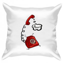 Подушка с принтом - Телефон