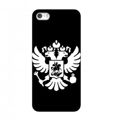 Чехол для Apple iPhone с принтом "Герб России"