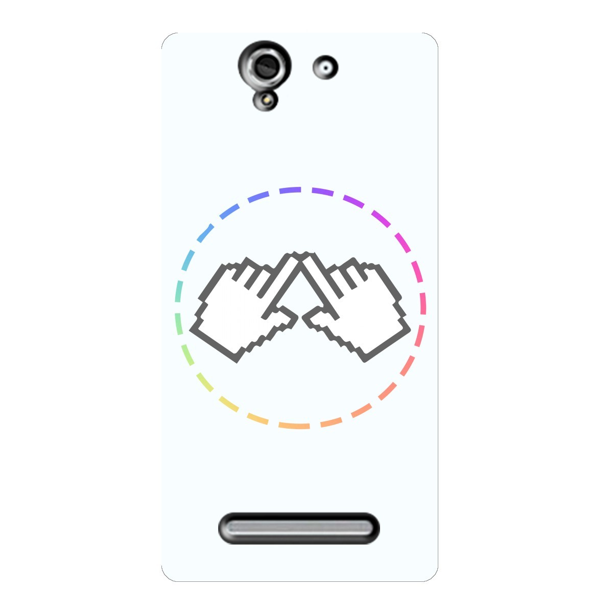 Чехол для Sony Xperia C3 с принтом - Логотип