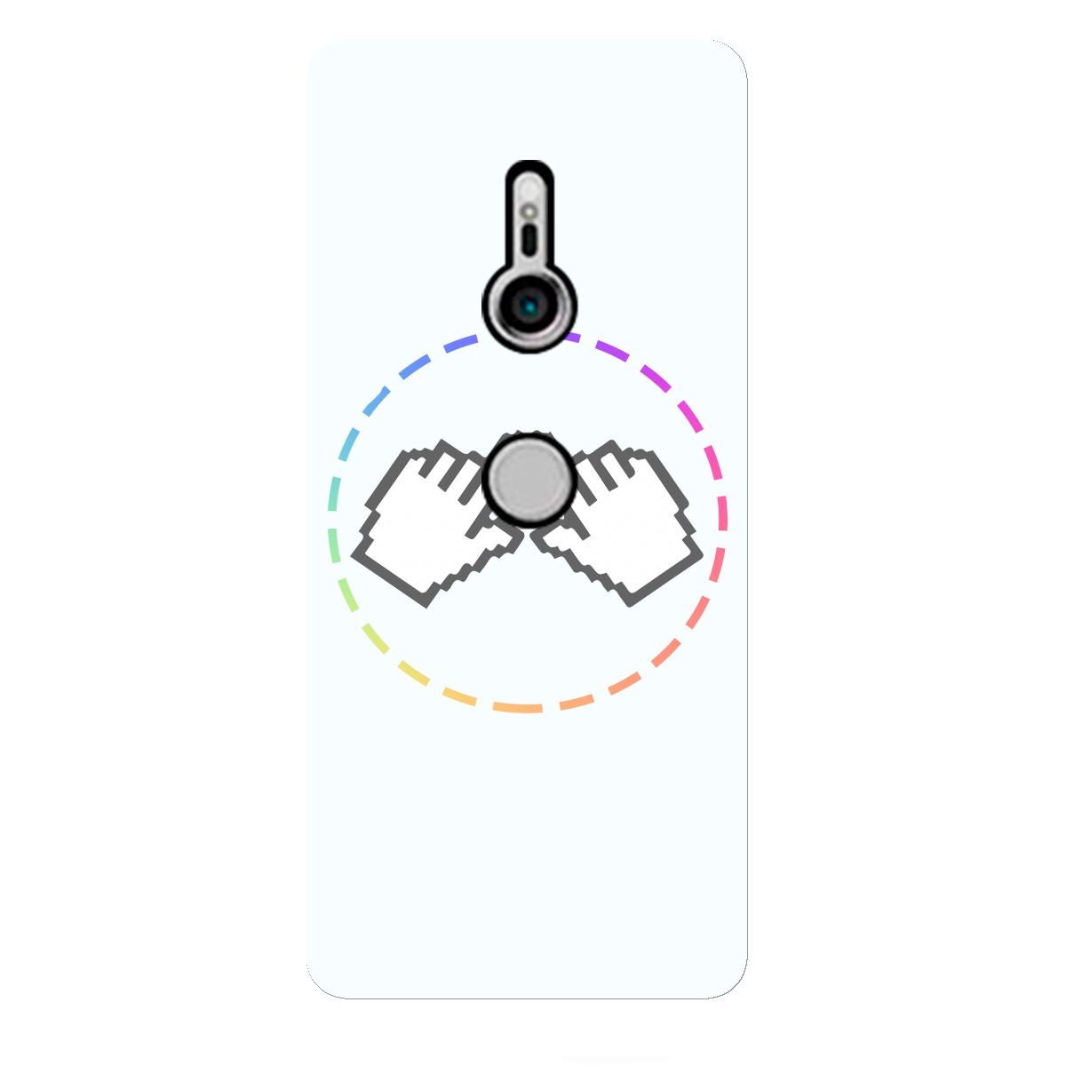 Чехол для Sony Xperia XZ3 (2018) с принтом - Логотип