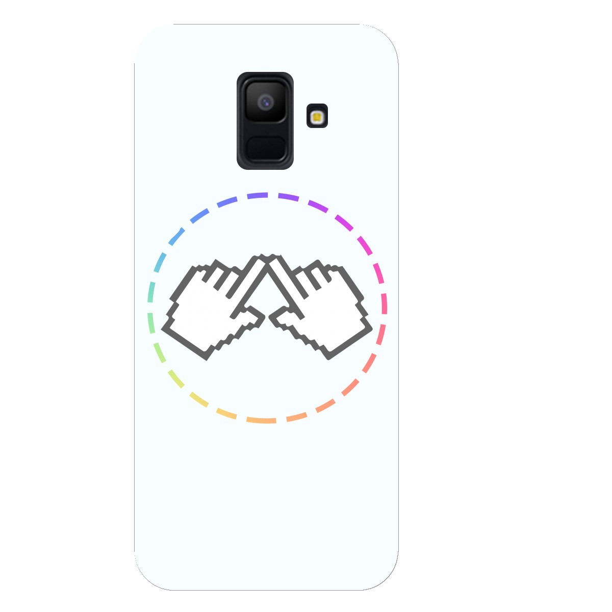 Чехол для Samsung Galaxy A6 (2018) с принтом "Логотип"