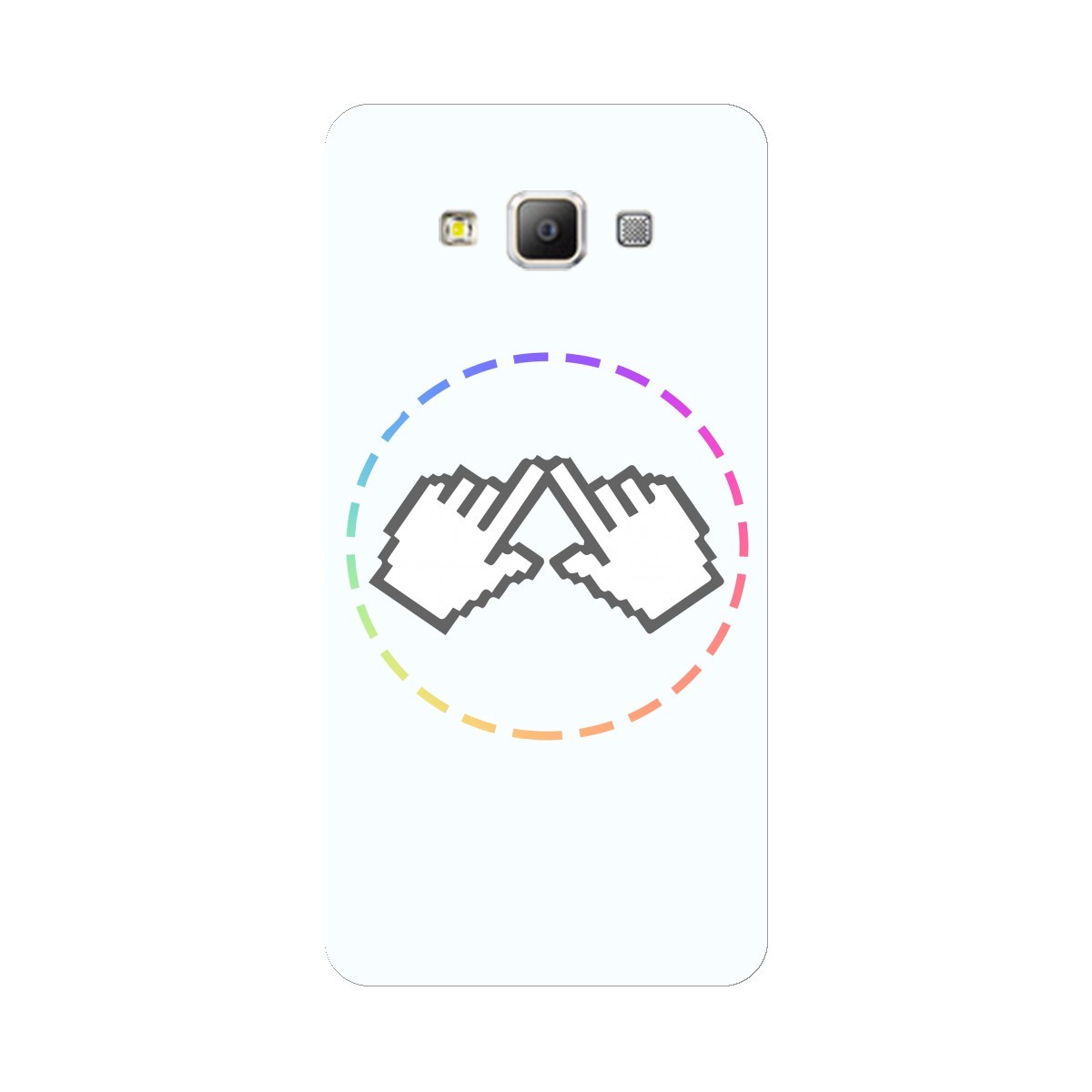 Чехол для Samsung Galaxy A7 Duos/A700FD/A700F с принтом "Логотип"