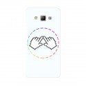 Чехол для Samsung Galaxy A7 Duos/A700FD/A700F с принтом "Логотип"