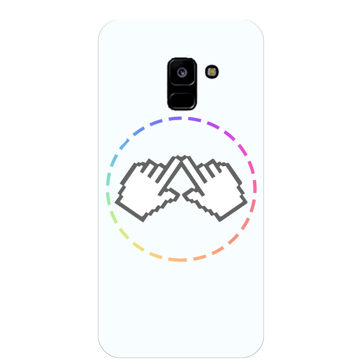 Чехол для Samsung Galaxy A8 (2018) с принтом - Логотип