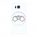 Чехол для Samsung Galaxy Alpha/G850 с принтом - Логотип